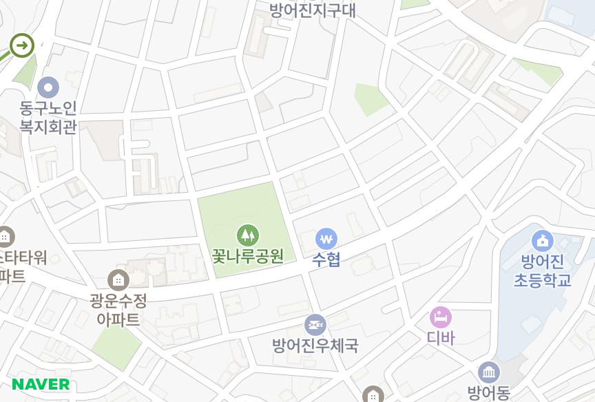 울산광역시 동구 방어동 방어대호하이빌18차 위치·실거래 시세 지도