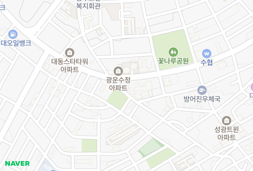 울산광역시 동구 방어동 수정베네스타운 위치·실거래 시세 지도