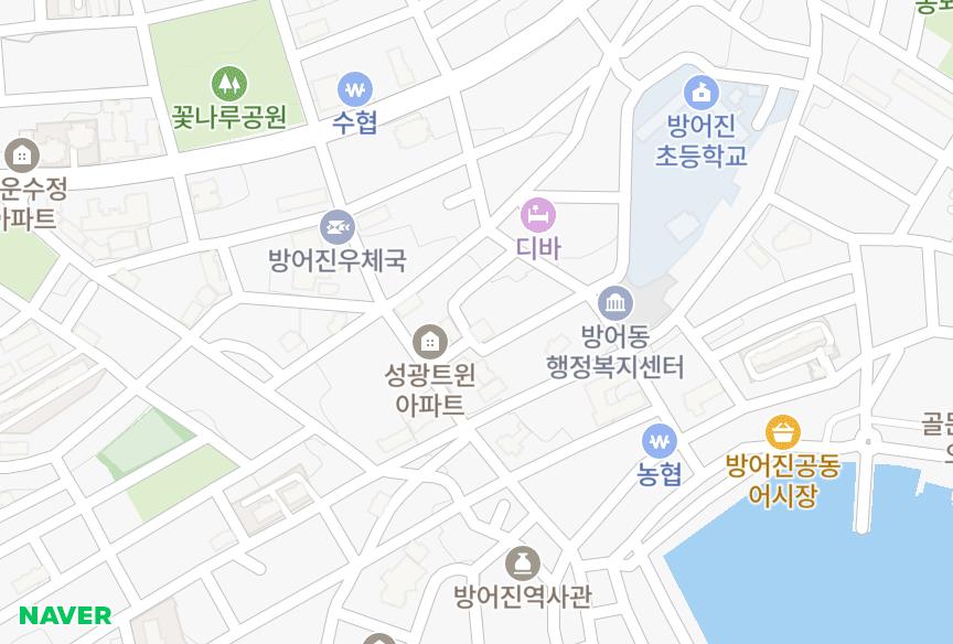 울산광역시 동구 방어동 임페리얼 위치·실거래 시세 지도