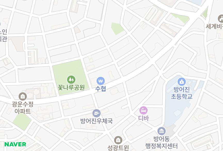 울산광역시 동구 방어동 강산드림빌 위치·실거래 시세 지도