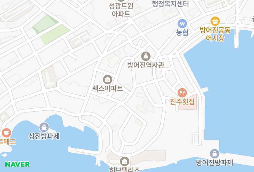 울산광역시 동구 방어동 로하스해비치 위치·실거래 시세 지도