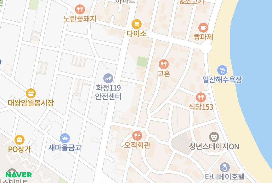 울산광역시 동구 화정동 베스트빌리지Ⅵ 위치·실거래 시세 지도
