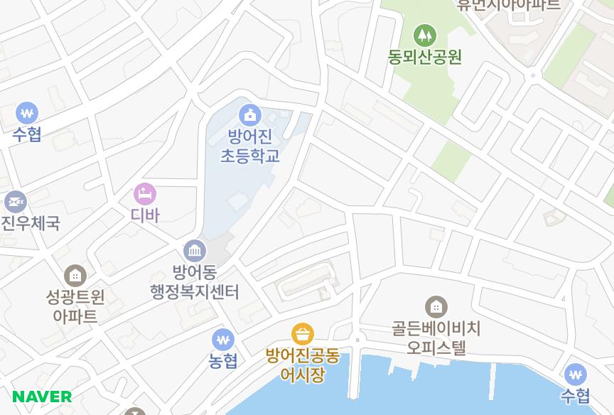 울산광역시 동구 방어동 동서아트빌 위치·실거래 시세 지도