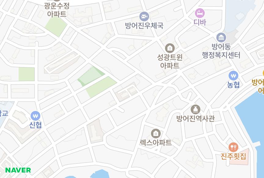 울산광역시 동구 방어동 삼전브리스빌B 위치·실거래 시세 지도
