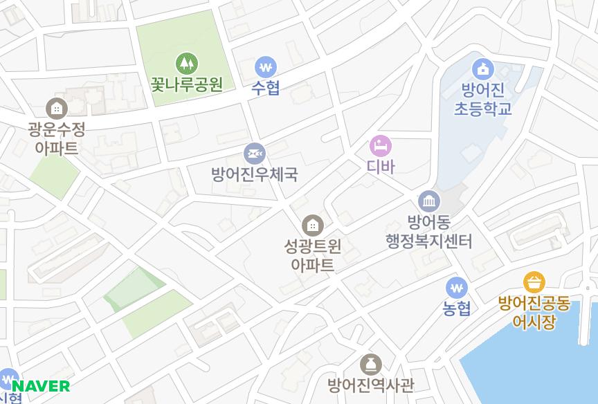 울산광역시 동구 방어동 창진토파즈빌 위치·실거래 시세 지도