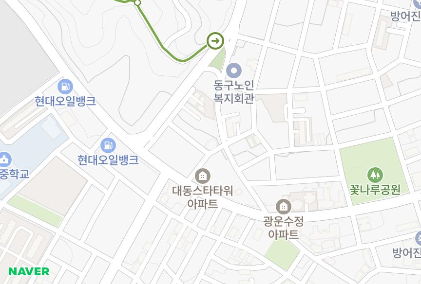 울산광역시 동구 방어동 평화하이츠빌라 위치·실거래 시세 지도