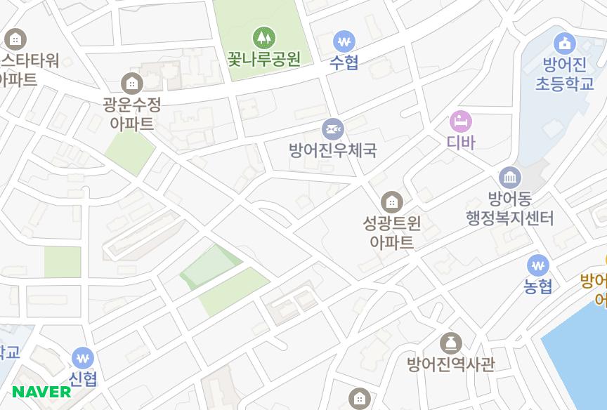 울산광역시 동구 방어동 에스코빌VI 위치·실거래 시세 지도
