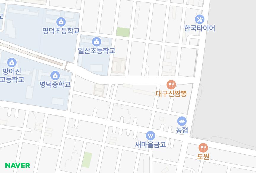 울산광역시 동구 일산동 태양 위치·실거래 시세 지도