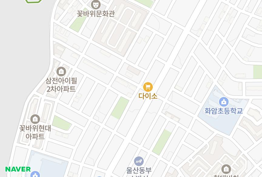 울산광역시 동구 방어동 방어대호하이빌11차 위치·실거래 시세 지도