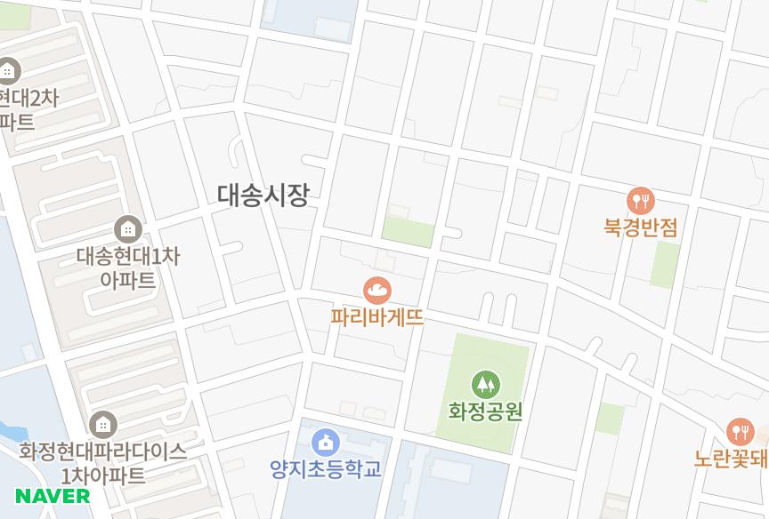 울산광역시 동구 화정동 삼성아트빌라 위치·실거래 시세 지도