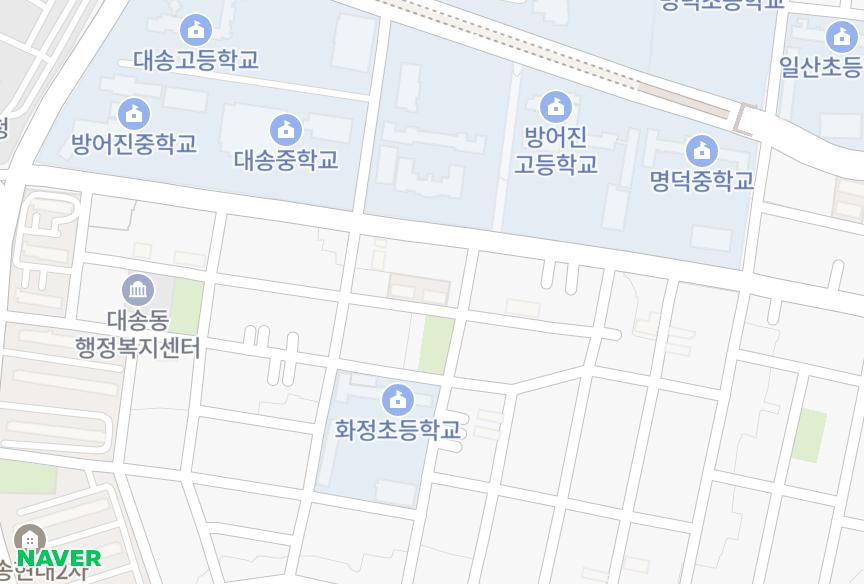 울산광역시 동구 화정동 삼성트윈빌리지A동 위치·실거래 시세 지도