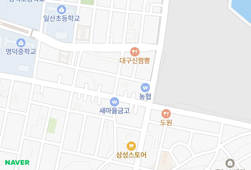 울산광역시 동구 일산동 대복궁전빌 위치·실거래 시세 지도