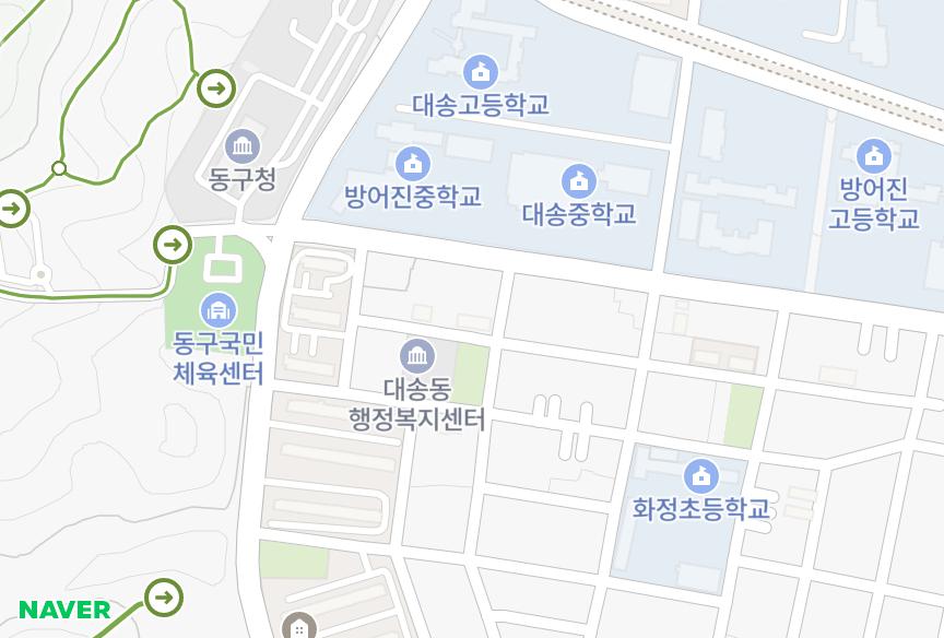 울산광역시 동구 화정동 삼성VIP하우스 위치·실거래 시세 지도
