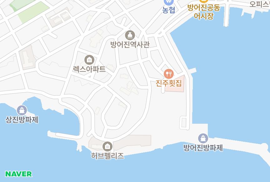 울산광역시 동구 방어동 신세계파크 위치·실거래 시세 지도