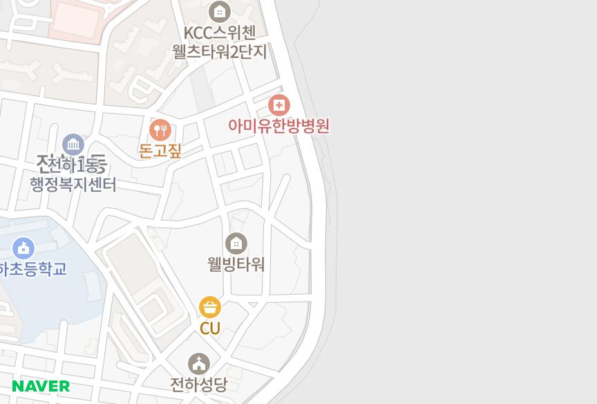 울산광역시 동구 전하동 지태빌 위치·실거래 시세 지도