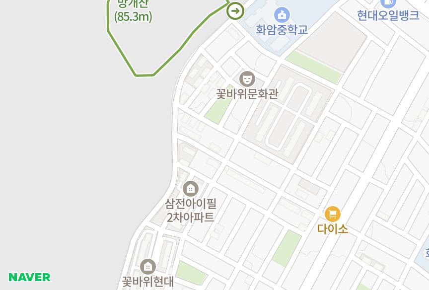 울산광역시 동구 방어동 신우노블파크2차 위치·실거래 시세 지도
