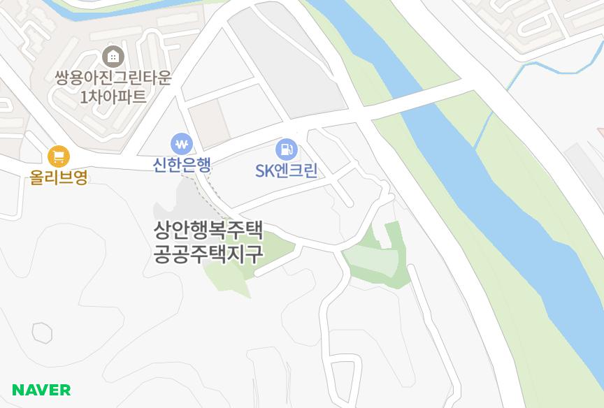 울산광역시 북구 상안동 헤니언하우스 위치·실거래 시세 지도
