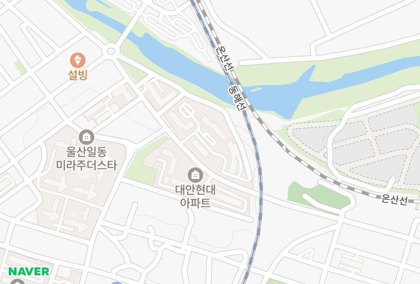 울산광역시 울주군 온양읍 대안리 대안IPARK 위치·실거래 시세 지도