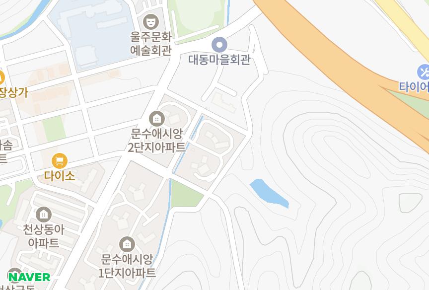 울산광역시 울주군 범서읍 천상리 문수애시앙3단지 위치·실거래 시세 지도