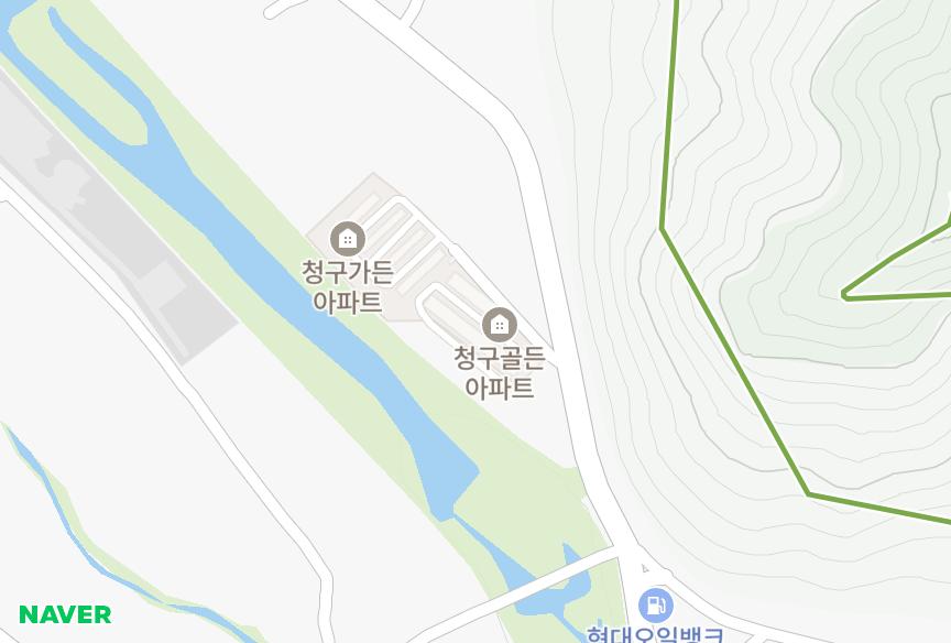 울산광역시 울주군 상북면 향산리 청구골든맨션 위치·실거래 시세 지도