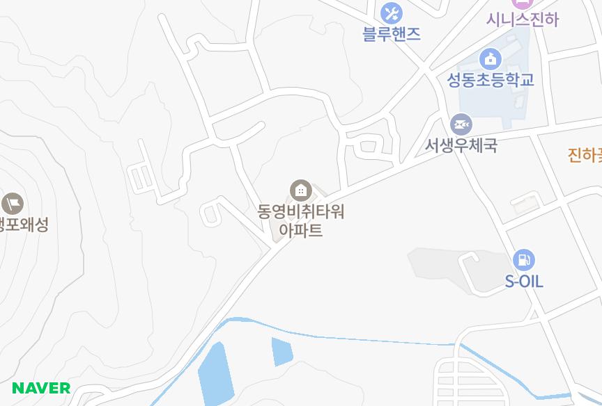 울산광역시 울주군 서생면 서생리 동영비취타워 위치·실거래 시세 지도