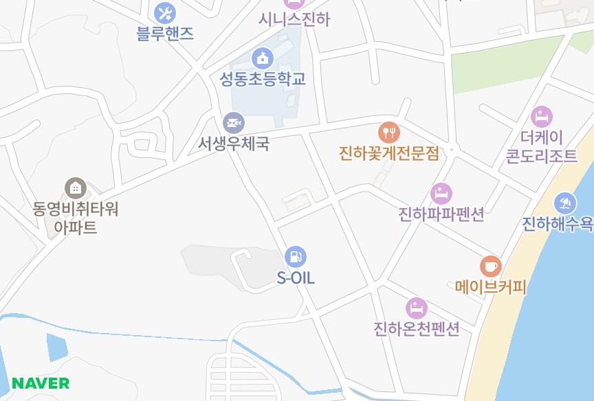 울산광역시 울주군 서생면 진하리 진하그린파크 위치·실거래 시세 지도