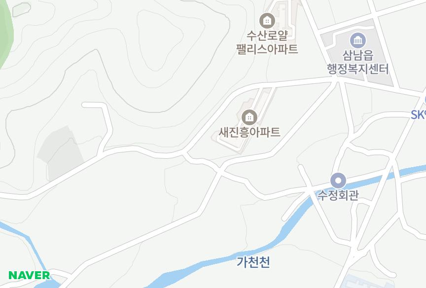 울산광역시 울주군 삼남읍 교동리 부일맨션 위치·실거래 시세 지도