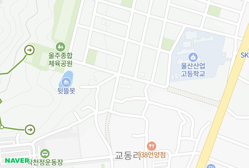 울산광역시 울주군 삼남읍 교동리 소슬채 위치·실거래 시세 지도