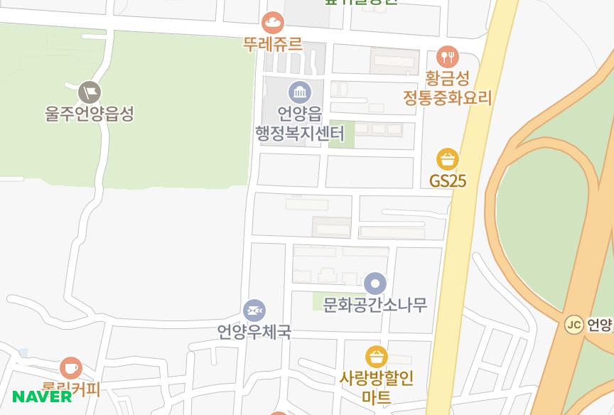 울산광역시 울주군 언양읍 동부리 대원빌라 위치·실거래 시세 지도