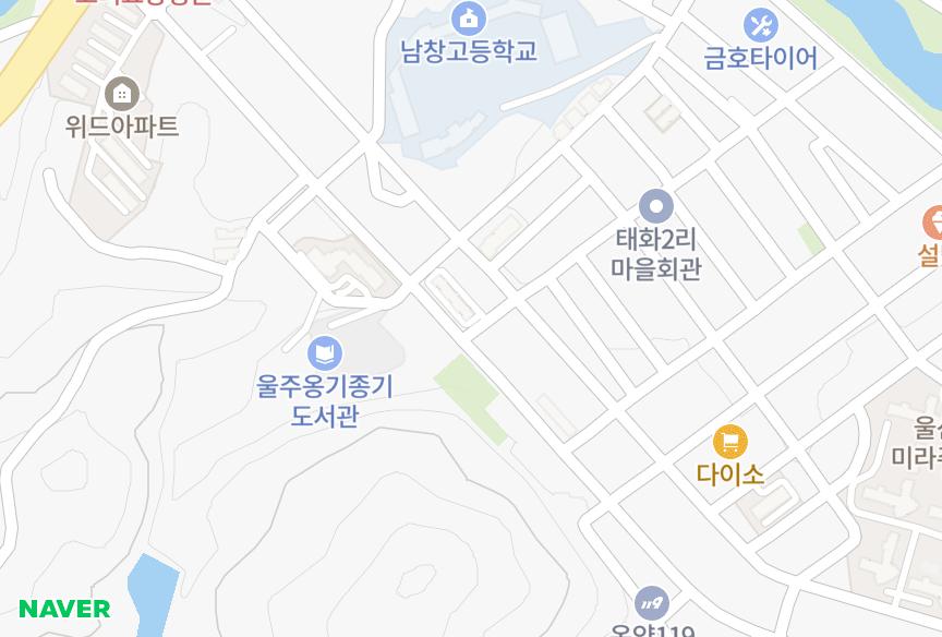 울산광역시 울주군 온양읍 운화리 운화 위치·실거래 시세 지도