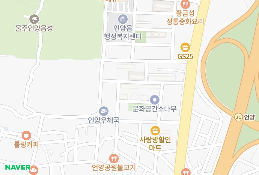 울산광역시 울주군 언양읍 동부리 창조 위치·실거래 시세 지도