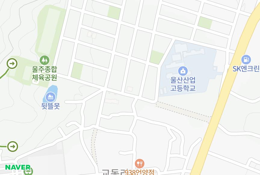 울산광역시 울주군 삼남읍 교동리 이지스타운 위치·실거래 시세 지도