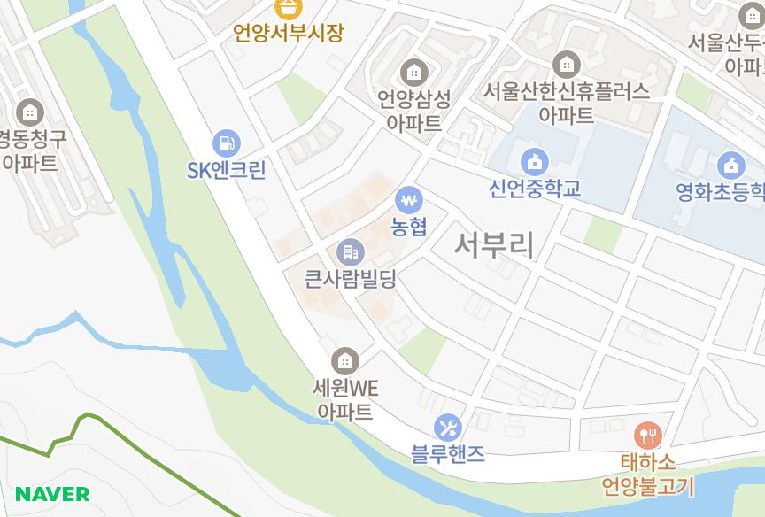 울산광역시 울주군 언양읍 서부리 이즈빌 위치·실거래 시세 지도
