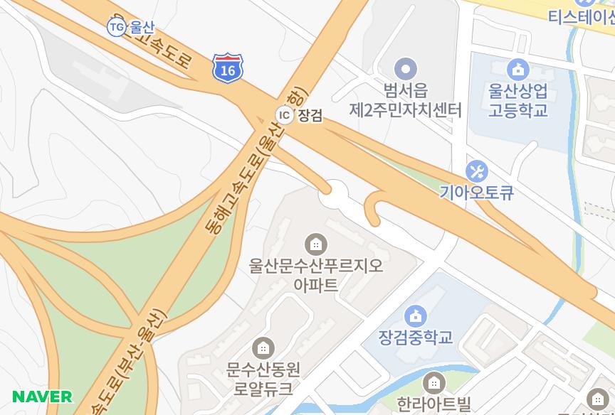 울산광역시 울주군 범서읍 굴화리 무거좋은하이빌 위치·실거래 시세 지도