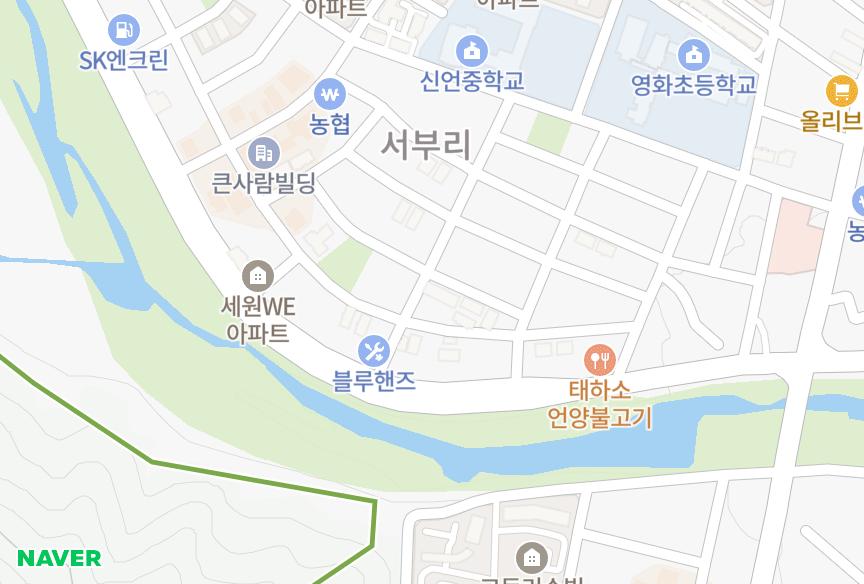 울산광역시 울주군 언양읍 서부리 현대아트빌 위치·실거래 시세 지도