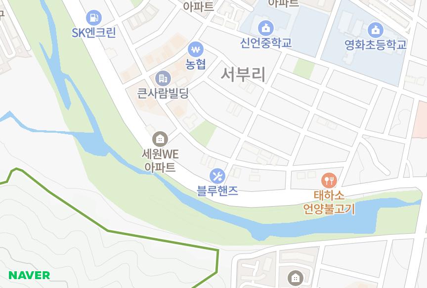 울산광역시 울주군 언양읍 서부리 벽진파크빌 위치·실거래 시세 지도