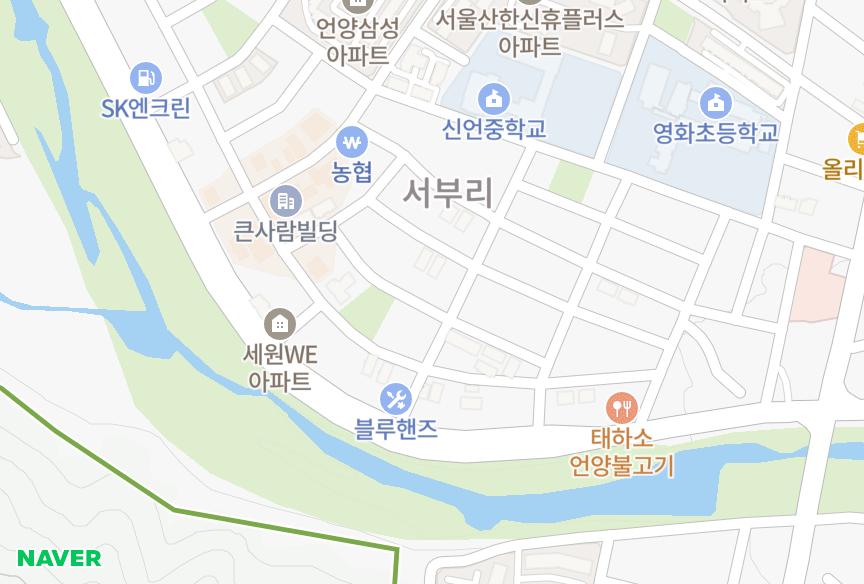 울산광역시 울주군 언양읍 서부리 대승하이츠빌라 위치·실거래 시세 지도