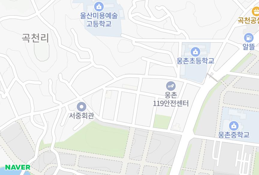 울산광역시 울주군 웅촌면 곡천리 화목캐슬타운1차 위치·실거래 시세 지도