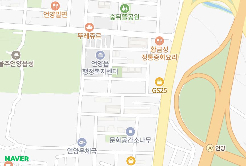 울산광역시 울주군 언양읍 동부리 언양읍 동부리평화빌라4차 위치·실거래 시세 지도