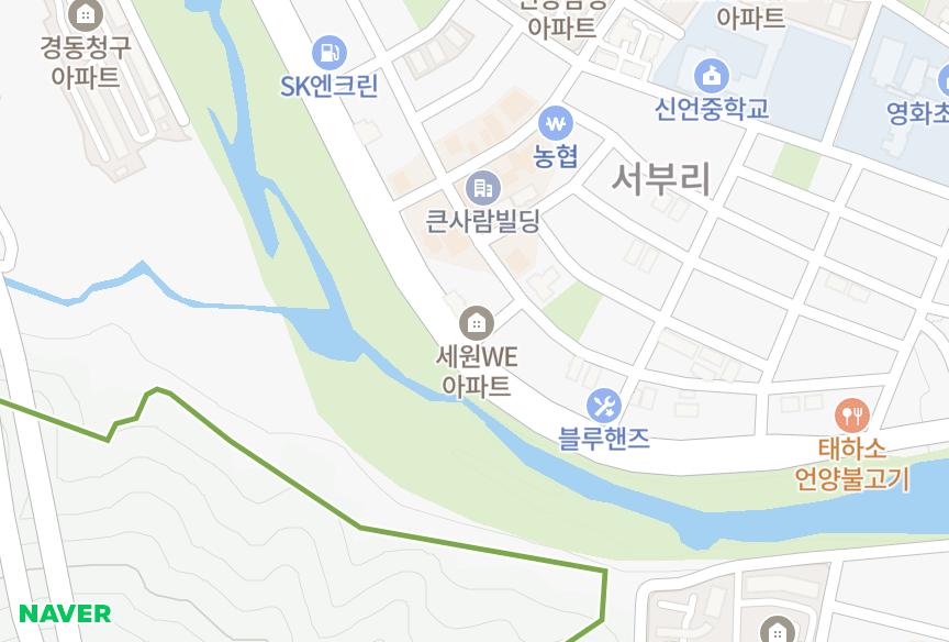 울산광역시 울주군 언양읍 서부리 세원WE 위치·실거래 시세 지도