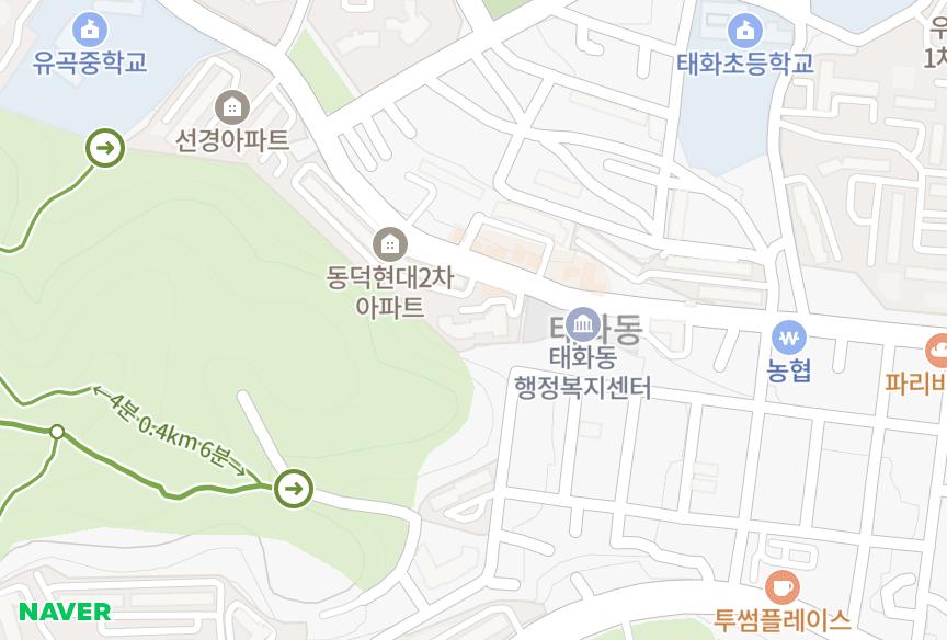 울산광역시 중구 태화동 범진그린파크 위치·실거래 시세 지도
