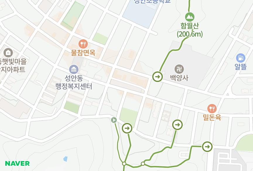 울산광역시 중구 성안동 신한다솜 위치·실거래 시세 지도