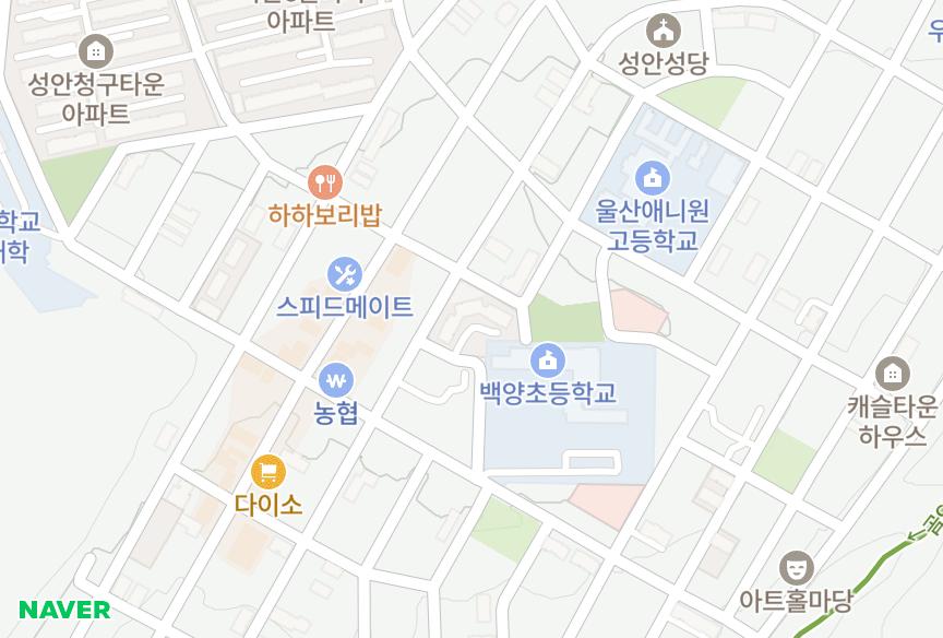 울산광역시 중구 성안동 라인에이미 위치·실거래 시세 지도