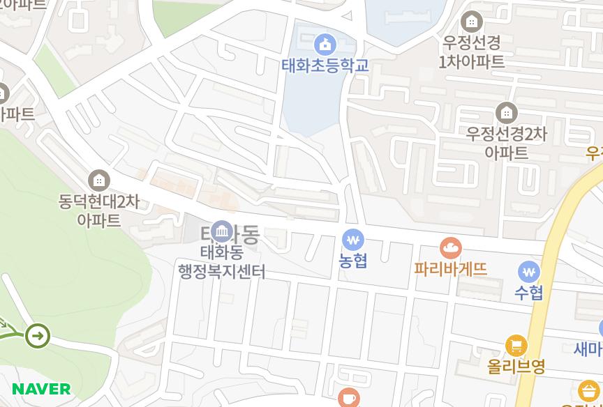 울산광역시 중구 유곡동 새운 위치·실거래 시세 지도