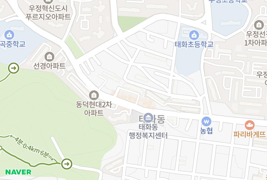 울산광역시 중구 유곡동 양지 위치·실거래 시세 지도