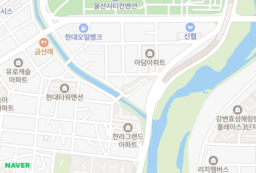 울산광역시 중구 반구동 로얄웰빙타운 위치·실거래 시세 지도