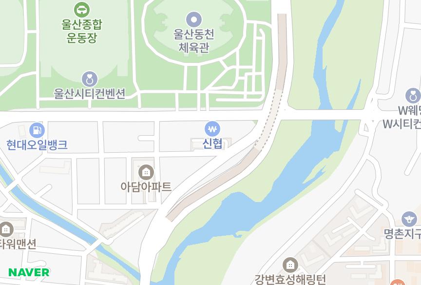 울산광역시 중구 반구동 아담2차 위치·실거래 시세 지도