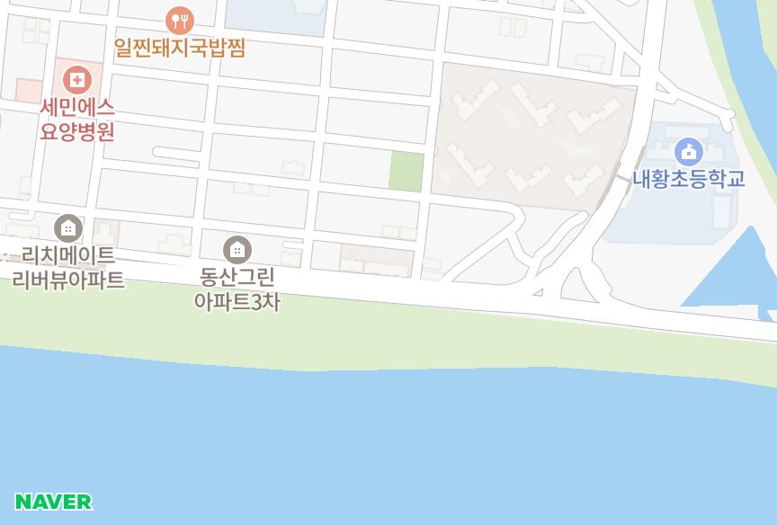울산광역시 중구 반구동 천지강변 위치·실거래 시세 지도