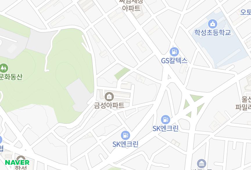 울산광역시 중구 반구동 공원 위치·실거래 시세 지도