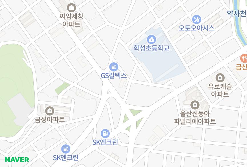 울산광역시 중구 반구동 다모필하우스 위치·실거래 시세 지도